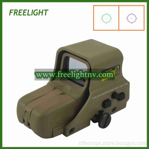 Tactical EOTECH 556 replica holographic red/green dot riflescope sight tan color